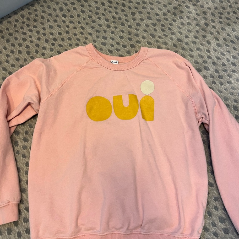 Clare V Oui sweatshirt size S